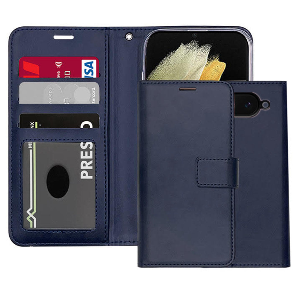 Étui portefeuille en cuir pour Google Pixel 9A Étui portefeuille en cuir pour Google Pixel 9A